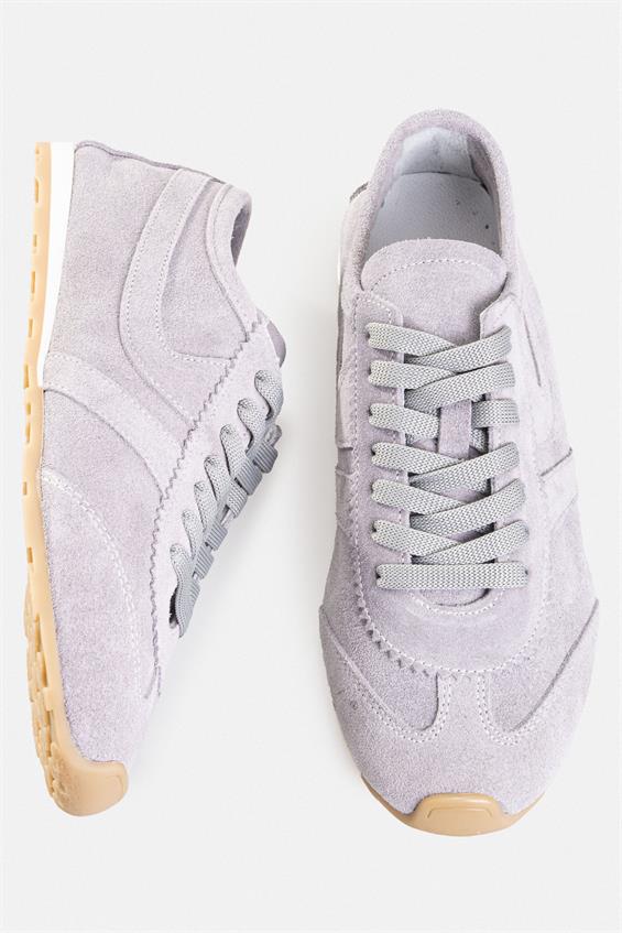 Kadın Günlük Spor Ayakkabı - Gri Süet