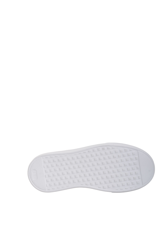 Kadın Sneakers Ayakkabı - Bej Deri 
