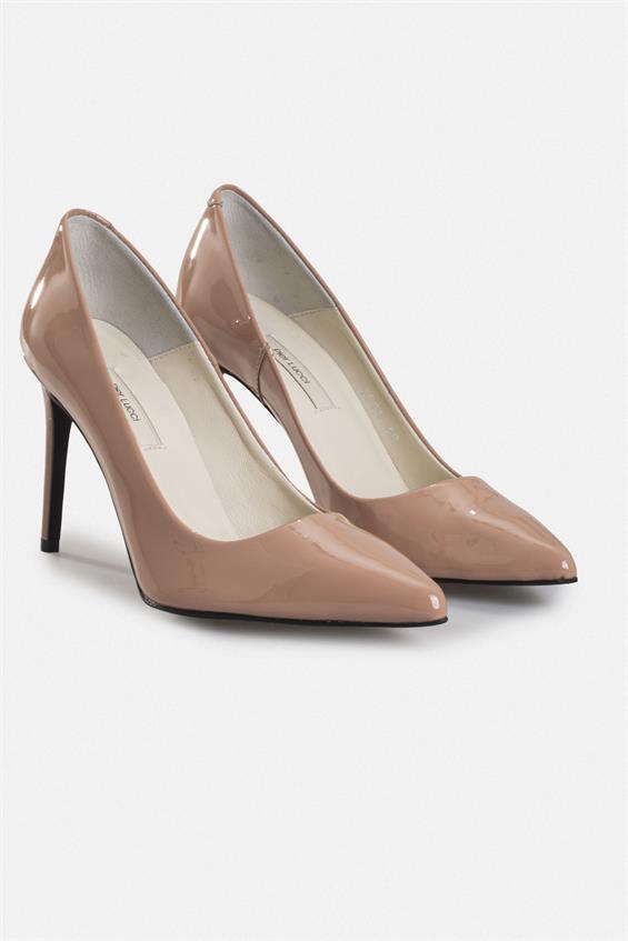 Kadın Yüksek Topuklu Ayakkabı - Pastel Rugan