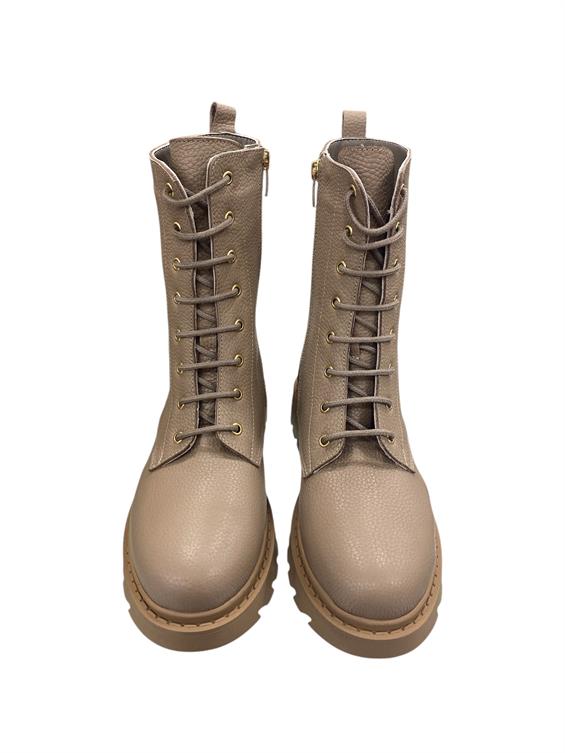 Kadın Postal Military Bot - Vizon Floter Kürk 