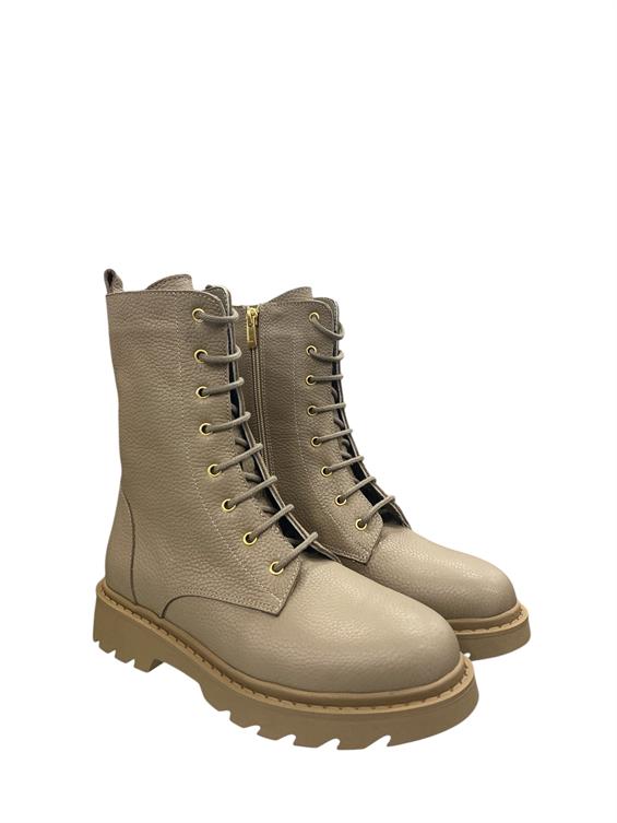 Kadın Postal Military Bot - Vizon Floter Kürk 