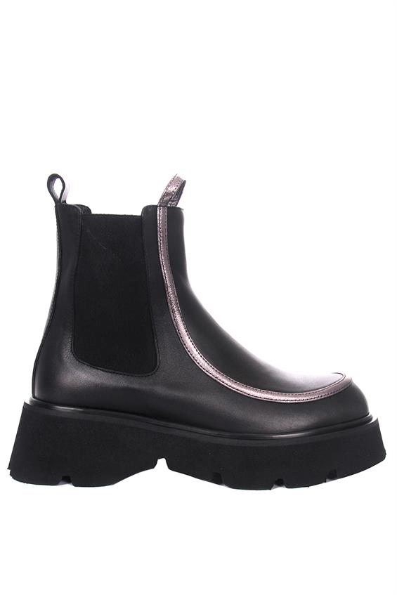 Kadın Chelsea Günlük Bot - Siyah Deri