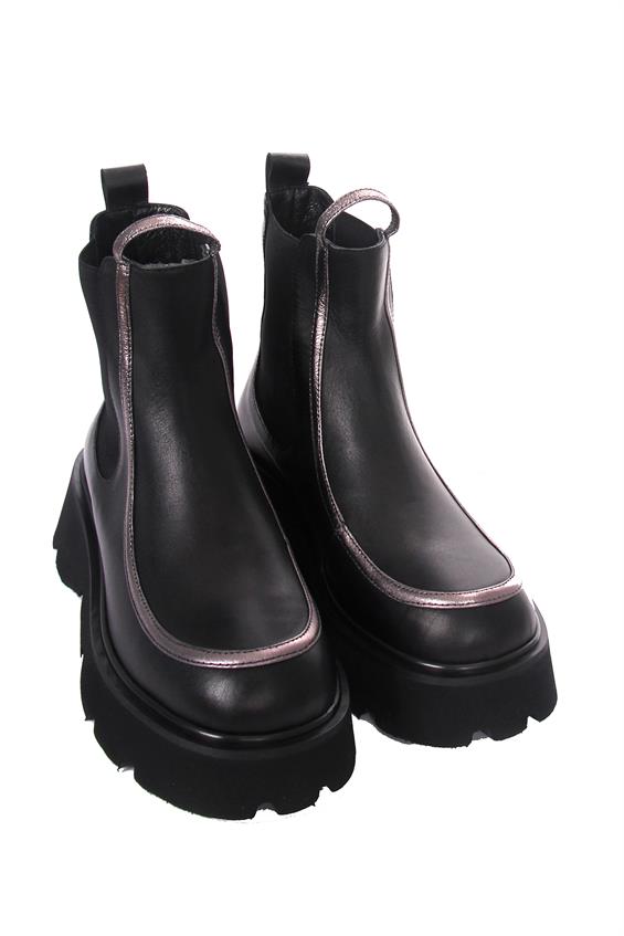 Kadın Chelsea Günlük Bot - Siyah Deri
