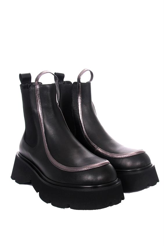 Kadın Chelsea Günlük Bot - Siyah Deri