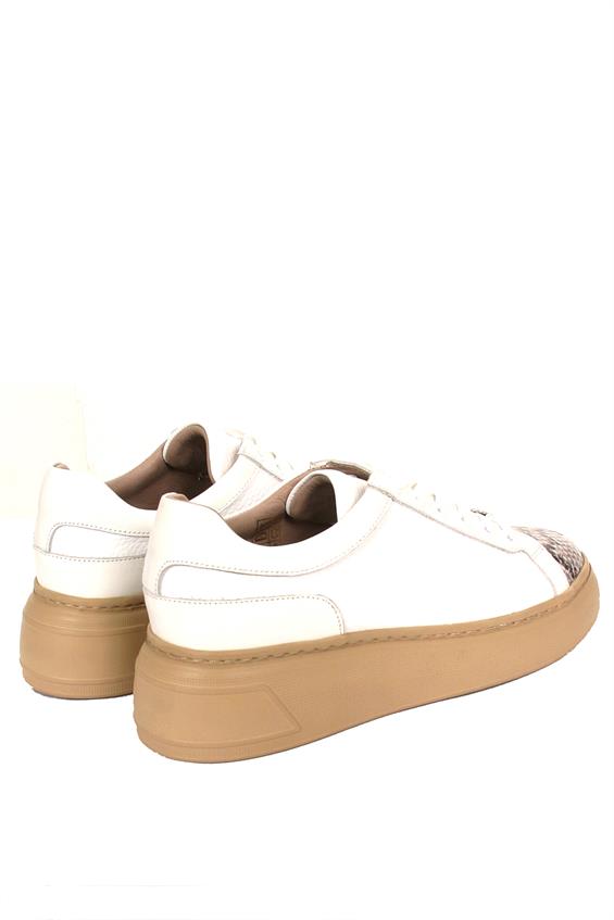 Kadın Sneakers Ayakkabı - Beyaz Floter