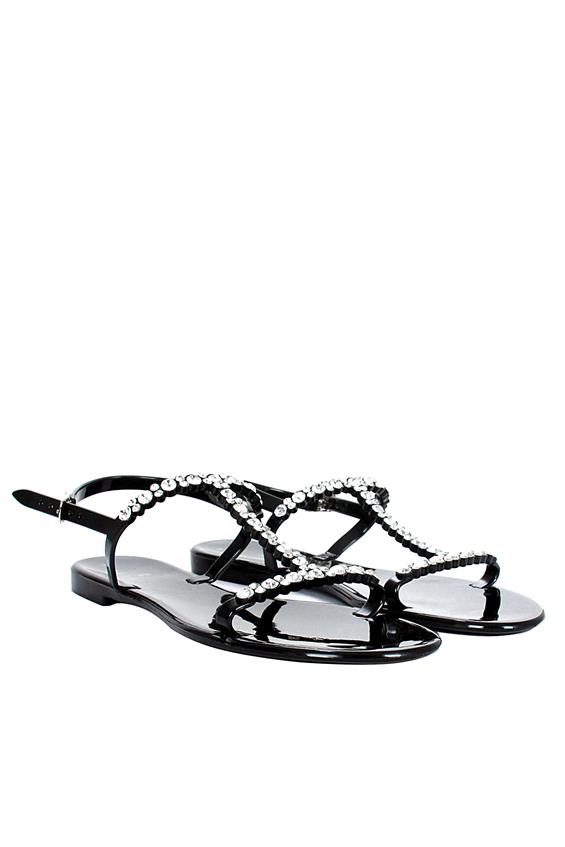 Kadın Günlük Düz Terlik - Siyah