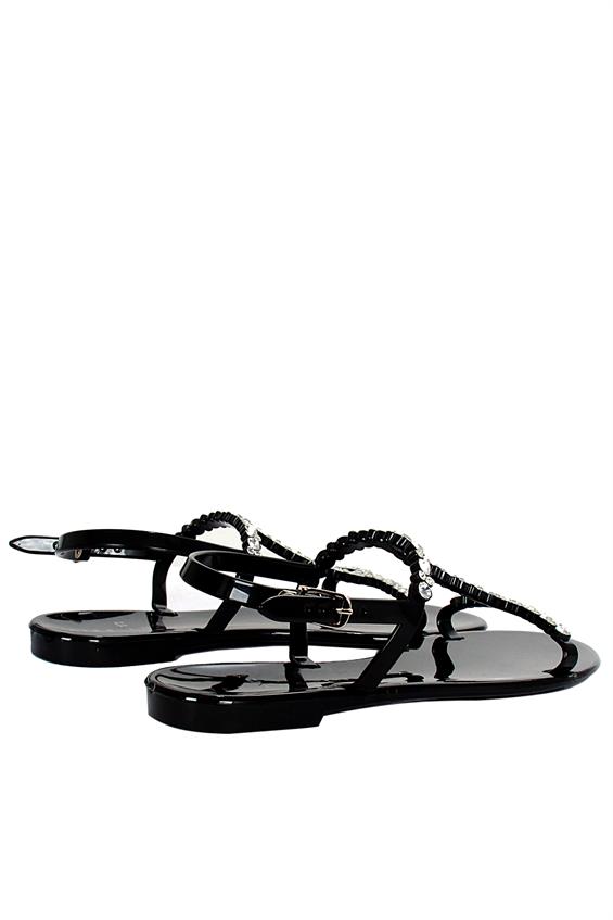 Kadın Günlük Düz Terlik - Siyah