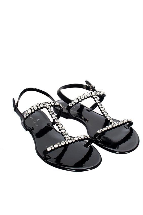 Kadın Günlük Düz Terlik - Siyah