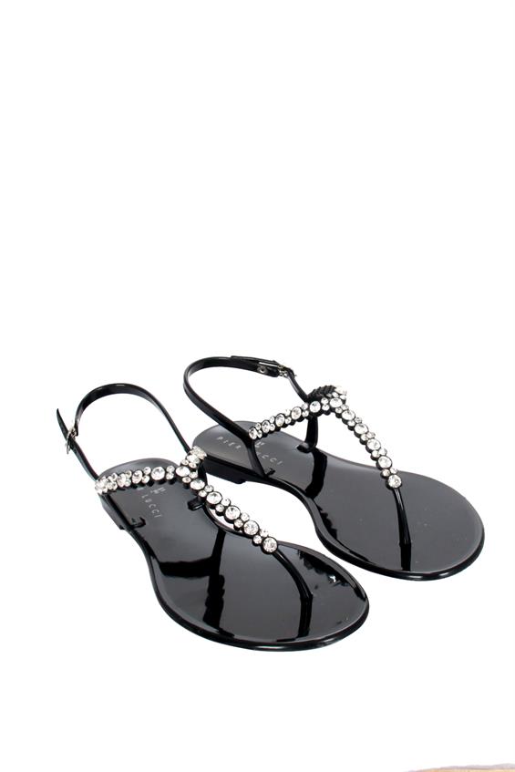 Kadın Parmak Arası Terlik - Siyah 