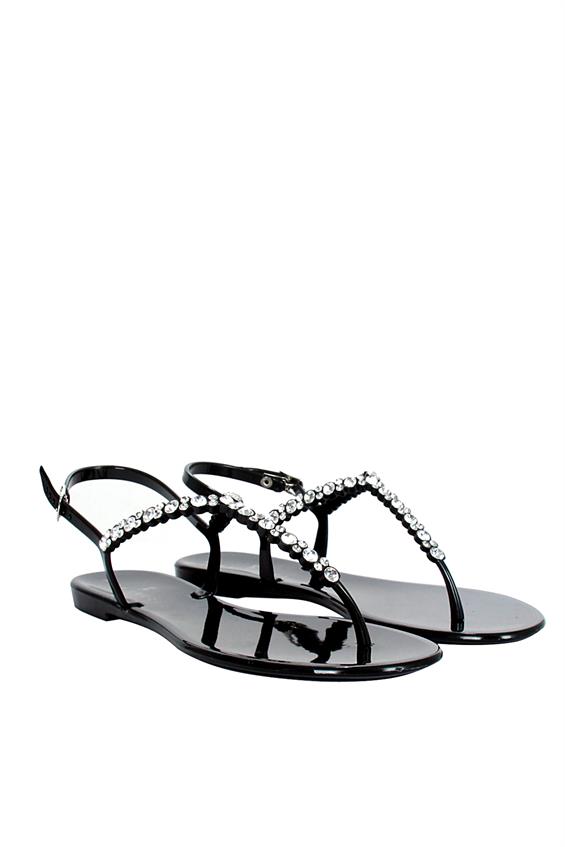 Kadın Parmak Arası Terlik - Siyah 