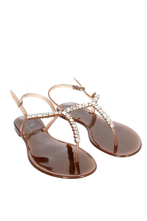 Kadın Parmak Arası Terlik - Toprak