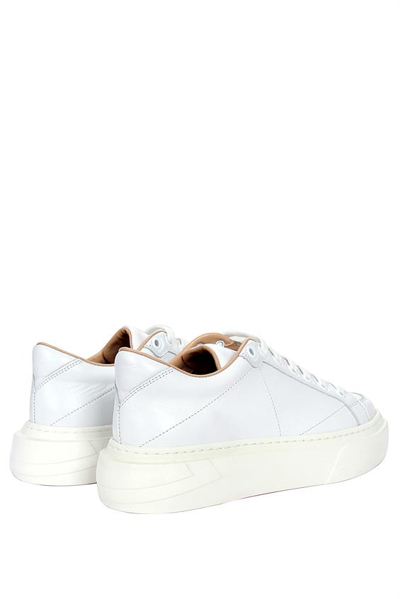 Kadın Sneakers Ayakkabı - Beyaz Deri