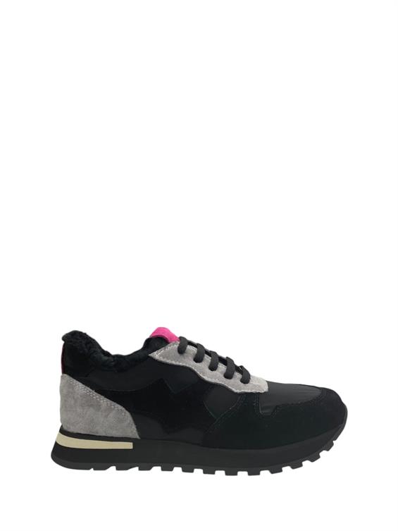 Kadın Spor Ayakkabı-Siyah Süet