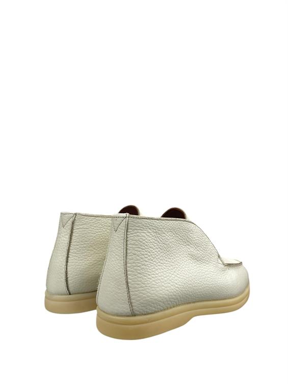 Kadın Günlük Bot - Bej Deri