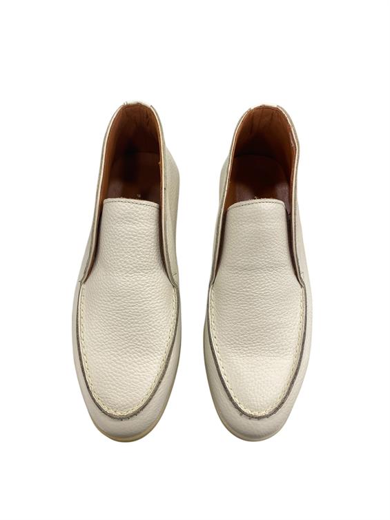 Kadın Günlük Bot - Bej Deri