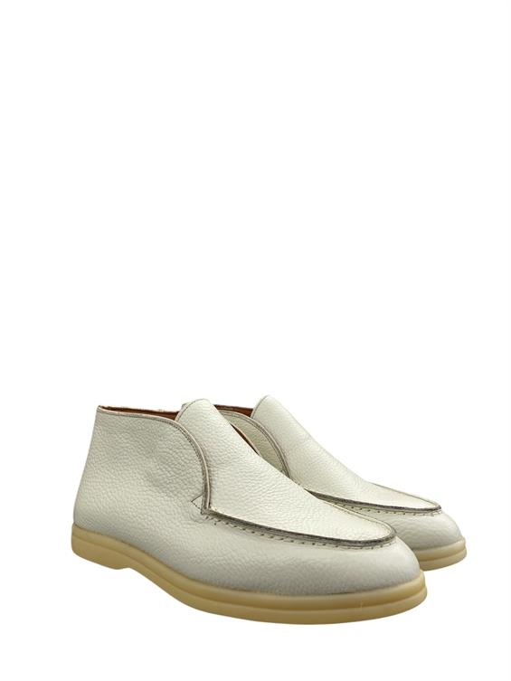 Kadın Günlük Bot - Bej Deri