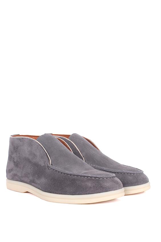 Kadın Günlük Bot - K.Gri Süet