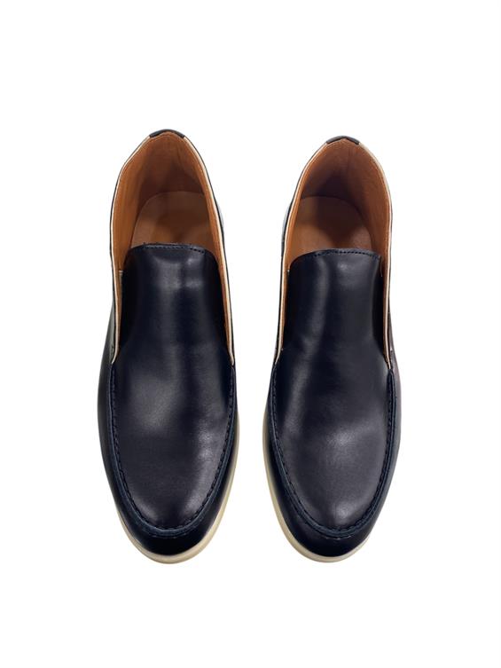 Kadın Günlük Bot - Siyah Deri