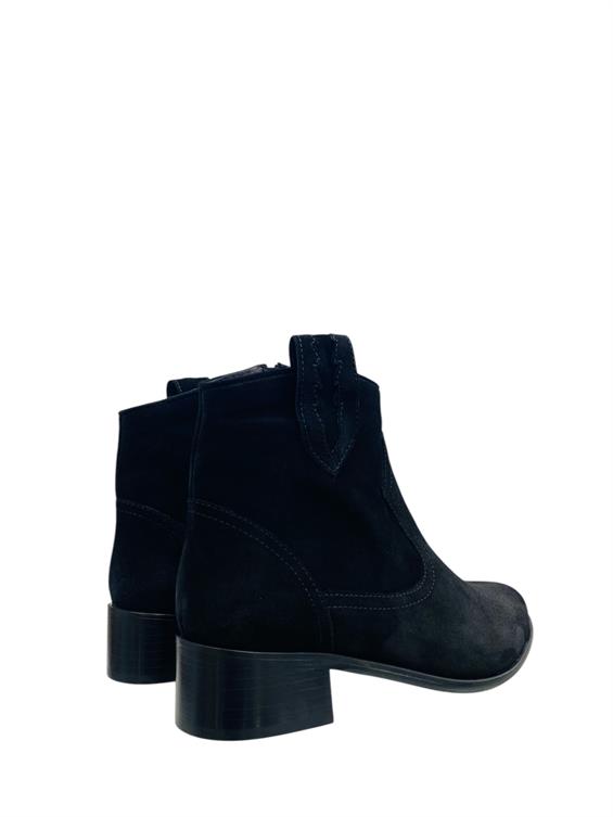 Kadın Western Kovboy Bot - Siyah Süet