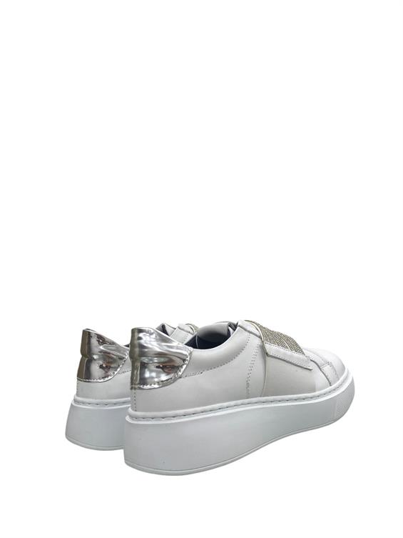 Kadın Sneakers Ayakkabı-Beyaz Deri