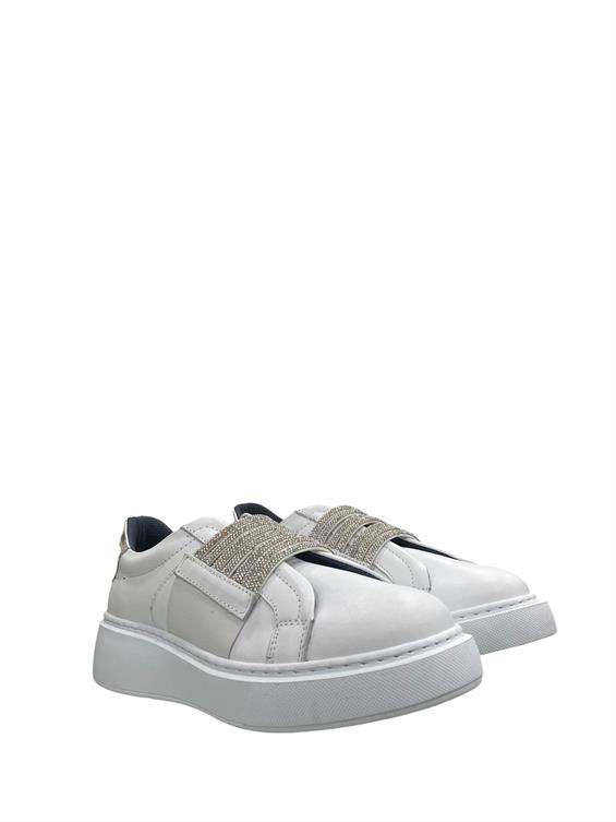 Kadın Sneakers Ayakkabı-Beyaz Deri