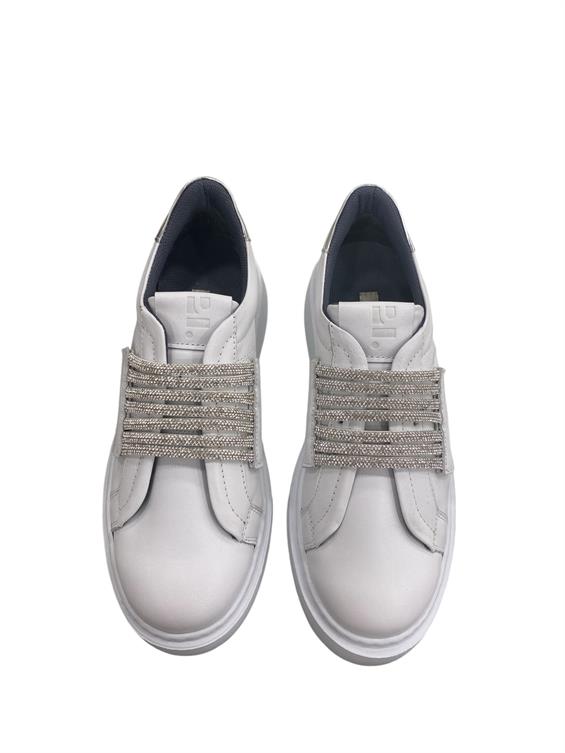 Kadın Sneakers Ayakkabı-Beyaz Deri
