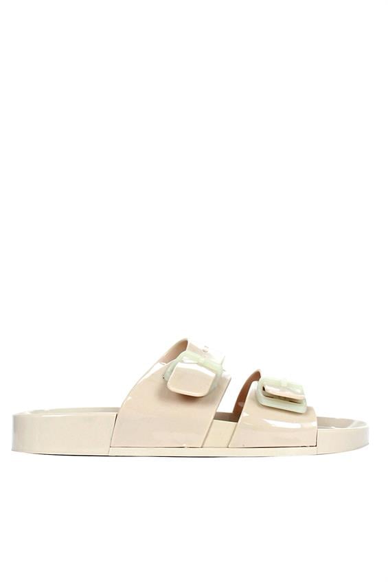 Kadın Günlük Düz Terlik-Bej