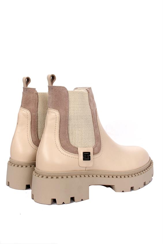 Kadın Chelsea Günlük Bot - Bej Deri S.Ast.