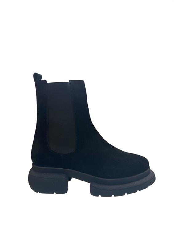 Kadın Chelsea Günlük Bot - Siyah Süet S.Ast.