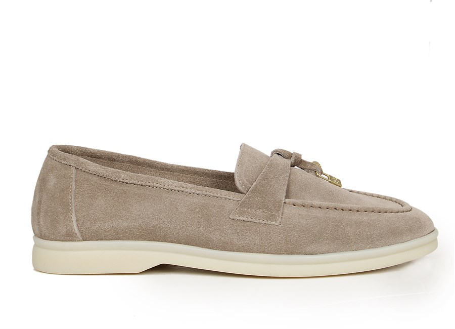 MANSORİ BEJ KADIN LOAFER AYAKKABI