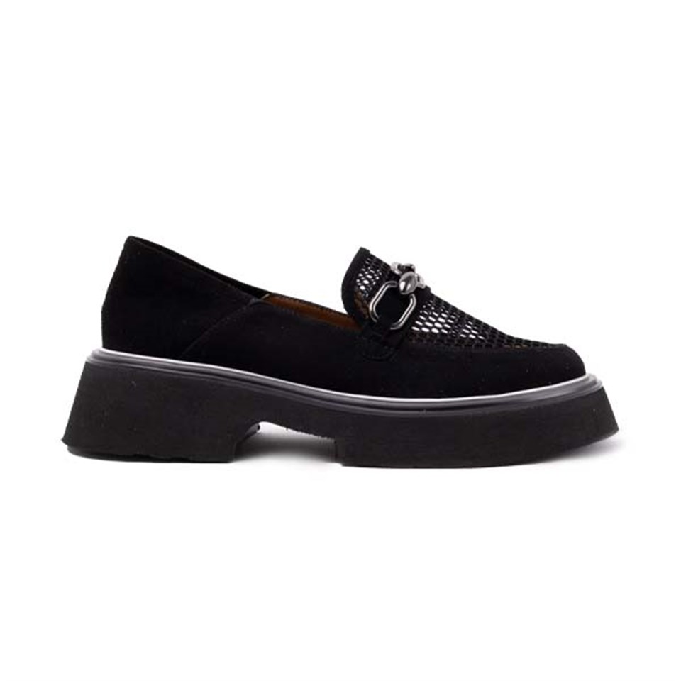 Mercia Siyah Kadın Loafer