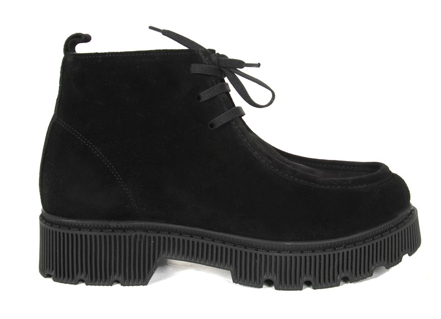 Plazzoi Black Fur Woman Boots