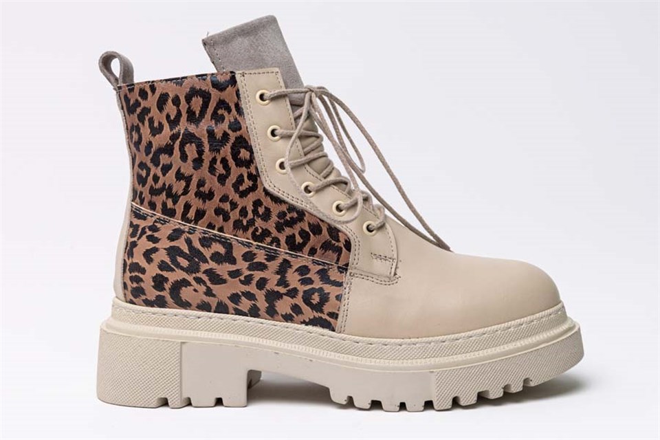 Tegan Bej Leopar Kadın Bot