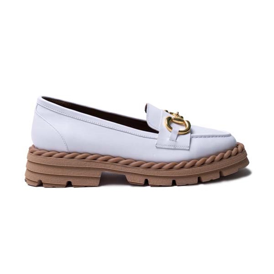 Tossia Beyaz Kadın Loafer