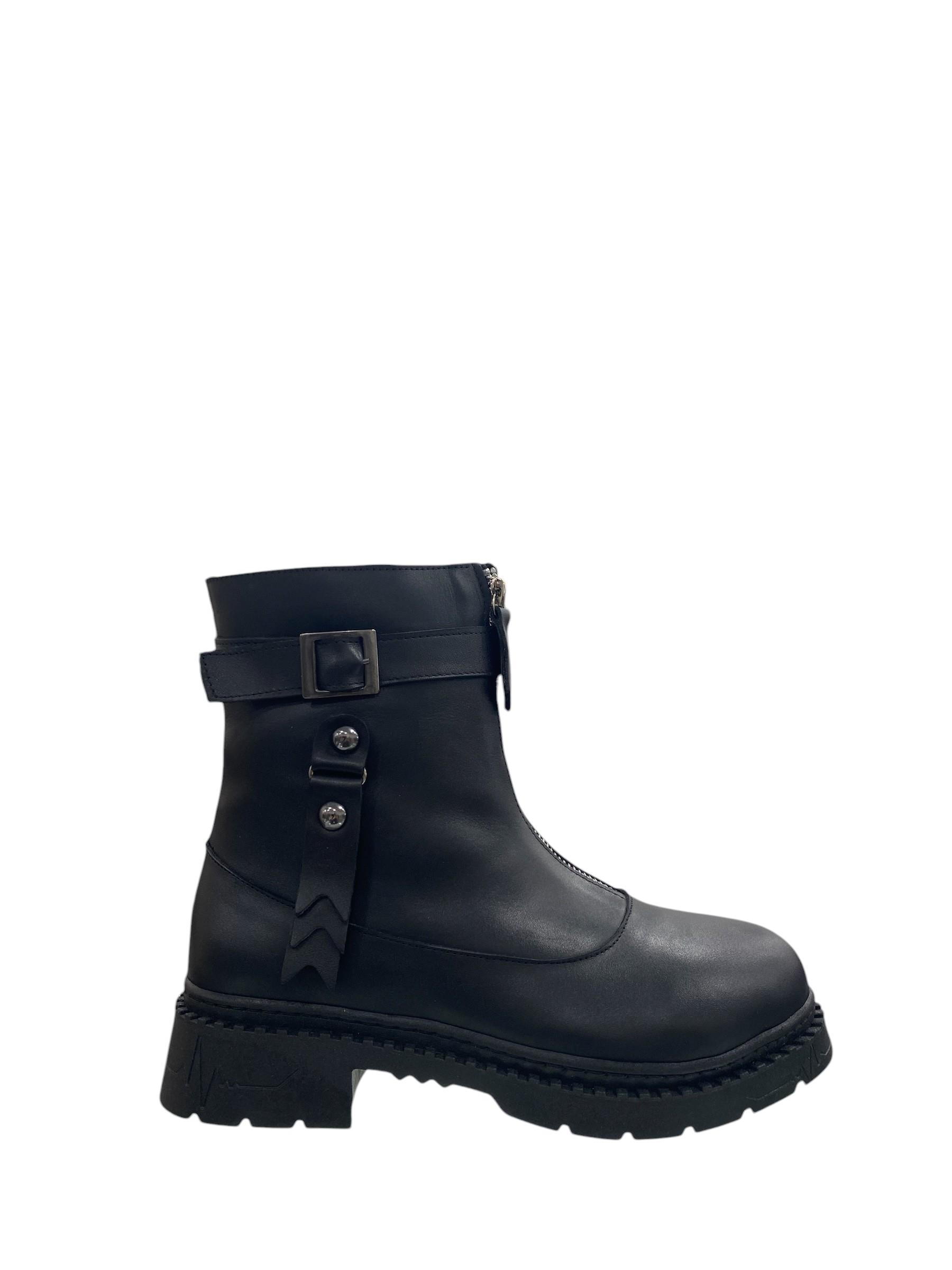 Zanio Kadın Bot - Siyah