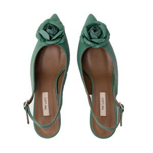 Rose Yeşil Kadın Sandalet