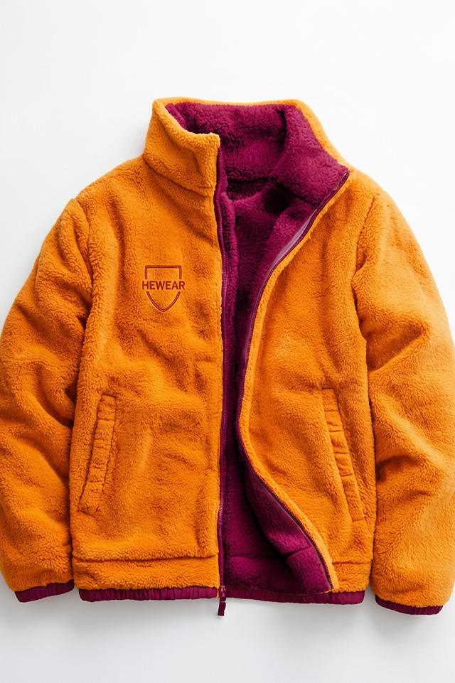 Çift Taraflı Giallo Rosso Peluş