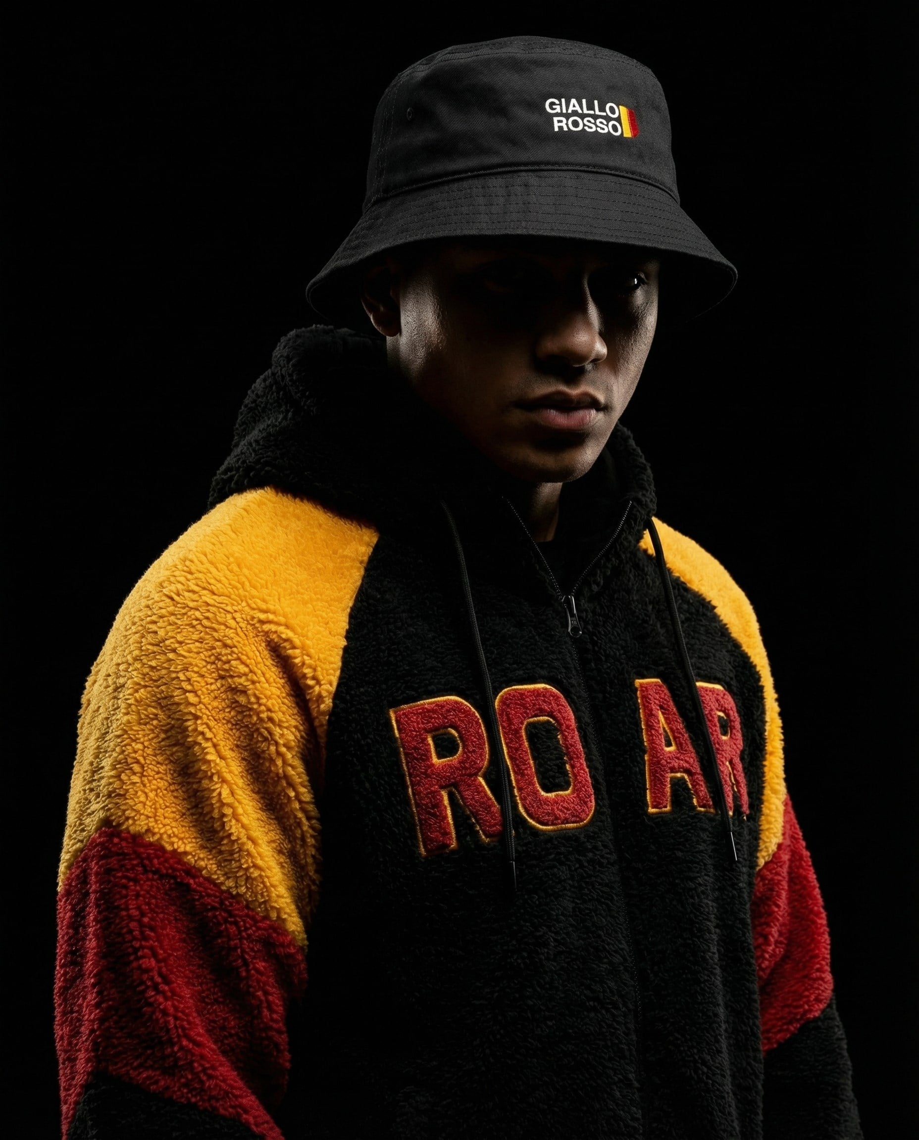 Giallo Rosso Bucket Şapka