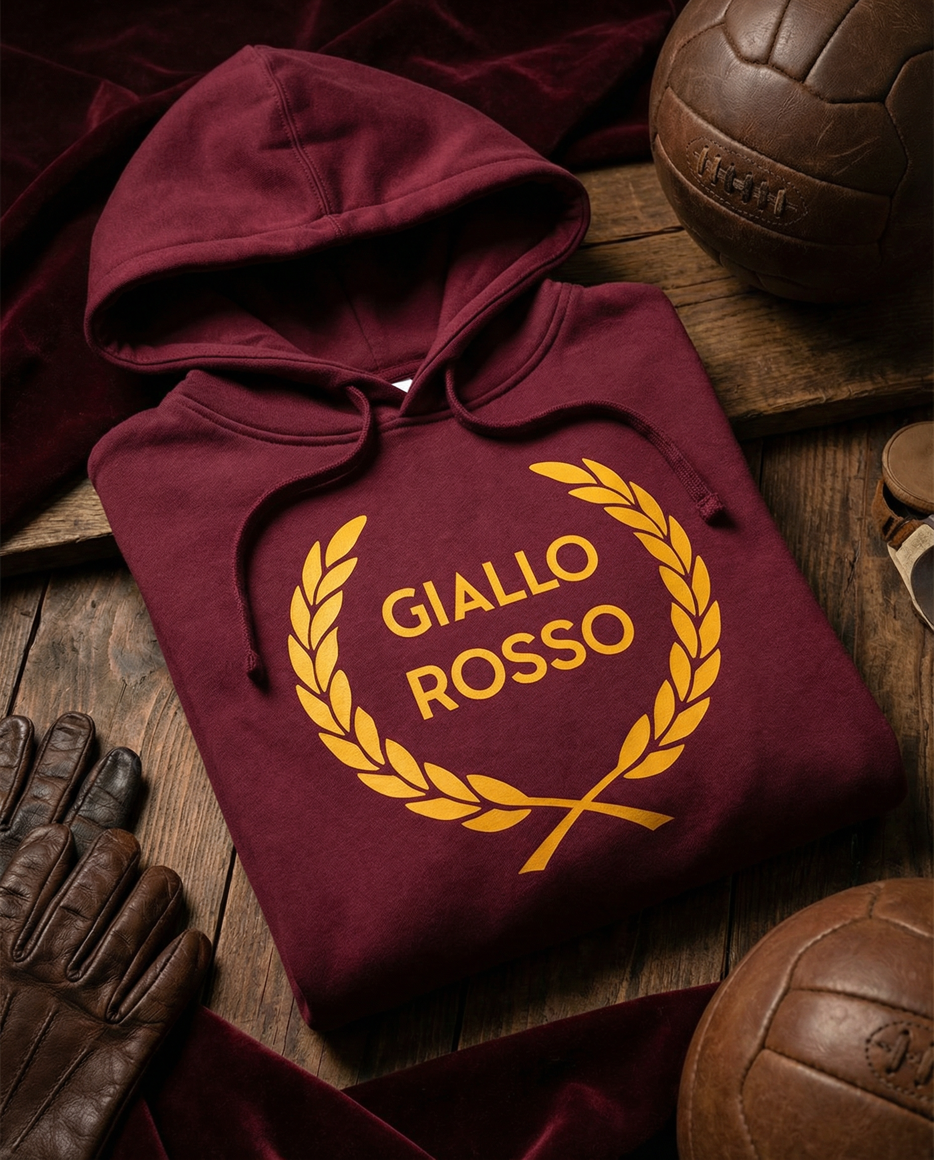 Giallo Rosso Laurel hoodie