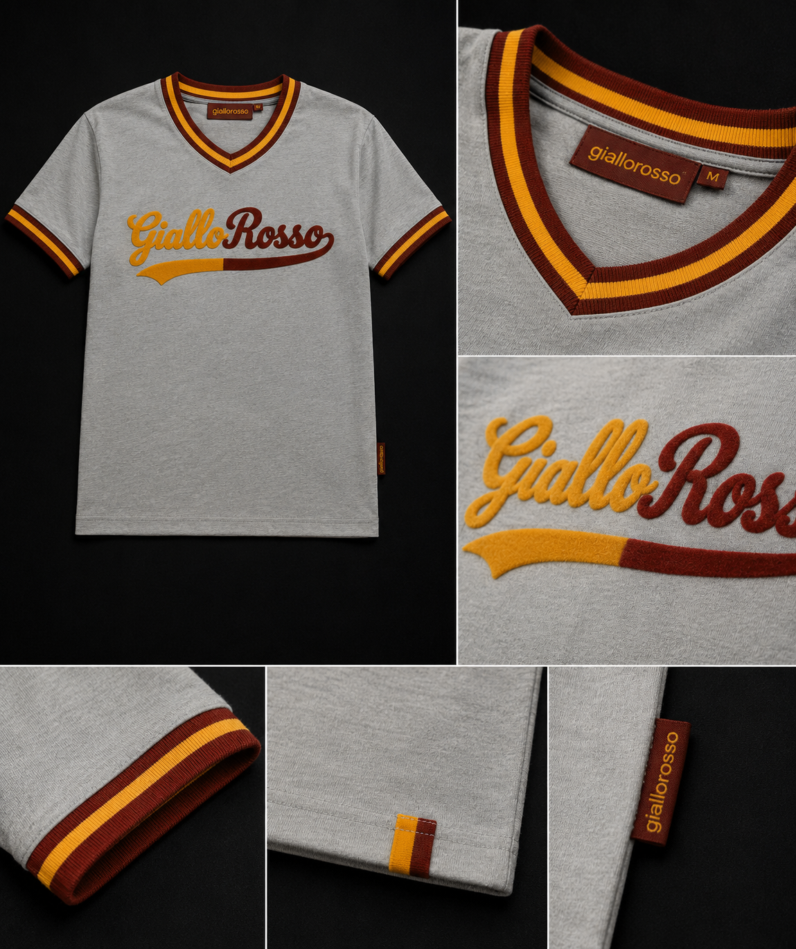 Gri Kolej Giallo Tshirt