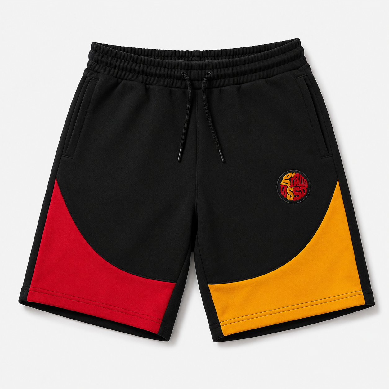 Siyah Giallo Rosso Şort