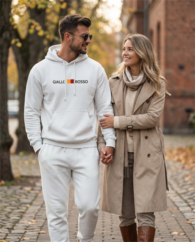 Basic Hoodie GR BEYAZ