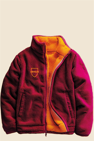 Çift Taraflı Giallo Rosso Peluş