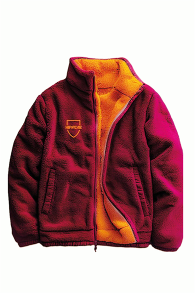 Çift Taraflı Giallo Rosso Peluş