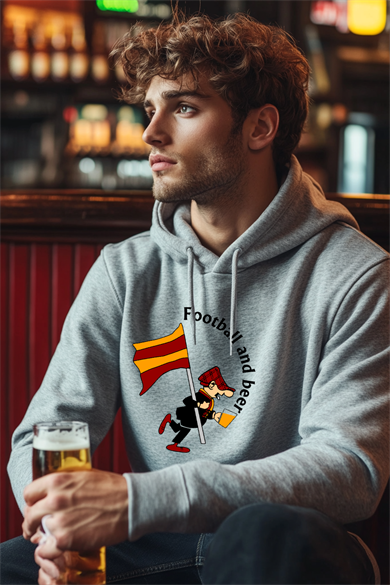 Football and Beer Hoodie