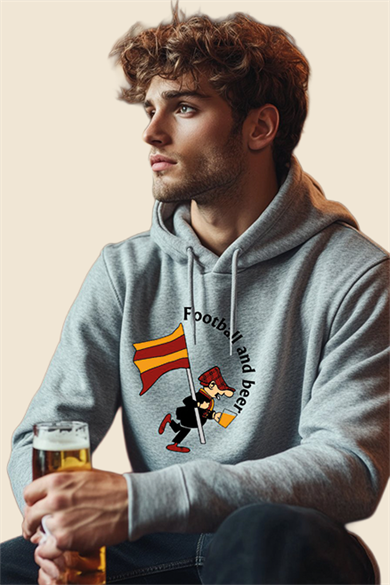 Football and Beer Hoodie