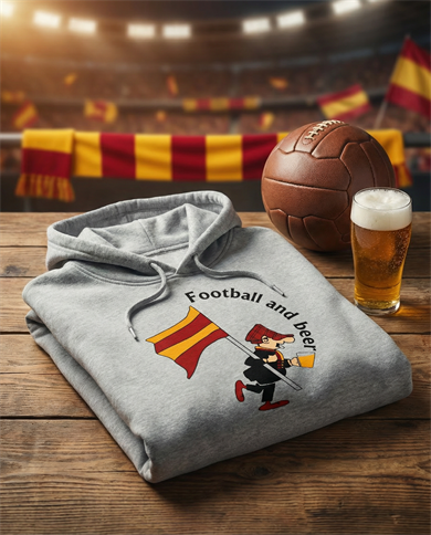 Football and Beer Hoodie