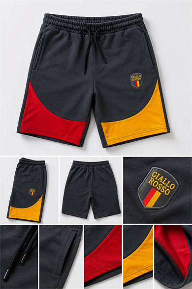 Füme Giallo Rosso Şort