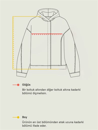 Giallo Rosso Çubuklu Kapşonlu