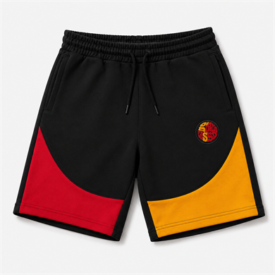 Siyah Giallo Rosso Şort
